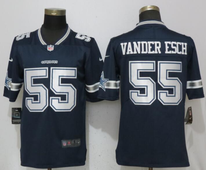 Men Dallas cowboys 55 Vander edch Blue Vapor Untouchable Player Nike Limited NFL Jerseys